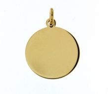 Gouden hanger rond