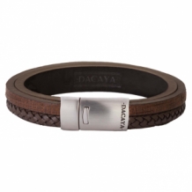 Dacaya armband T-Junction Brown