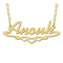 Gouden naamketting Names4ever Anouk