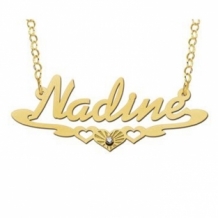Gouden naamketting Names4ever Nadine