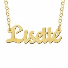 Naamketting goud Names4ever Lisette