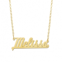 Vergulde naamketting Melissa Names4ever