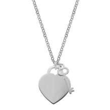 Ketting hart met sleutel